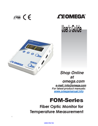 Thumbnail of document Manual - FOM-80 to 300°C Fiber Optic Monitors